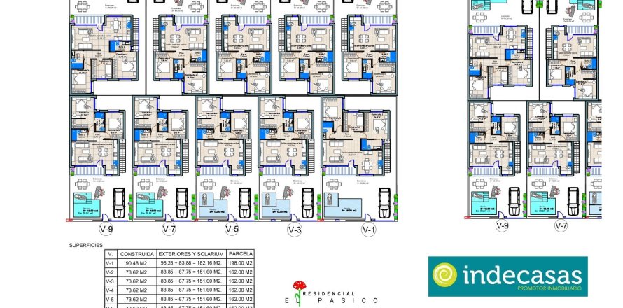 Villa à Torre-Pacheco, Murcia, Espagne 3 chambres, 90 m2 No. 189947