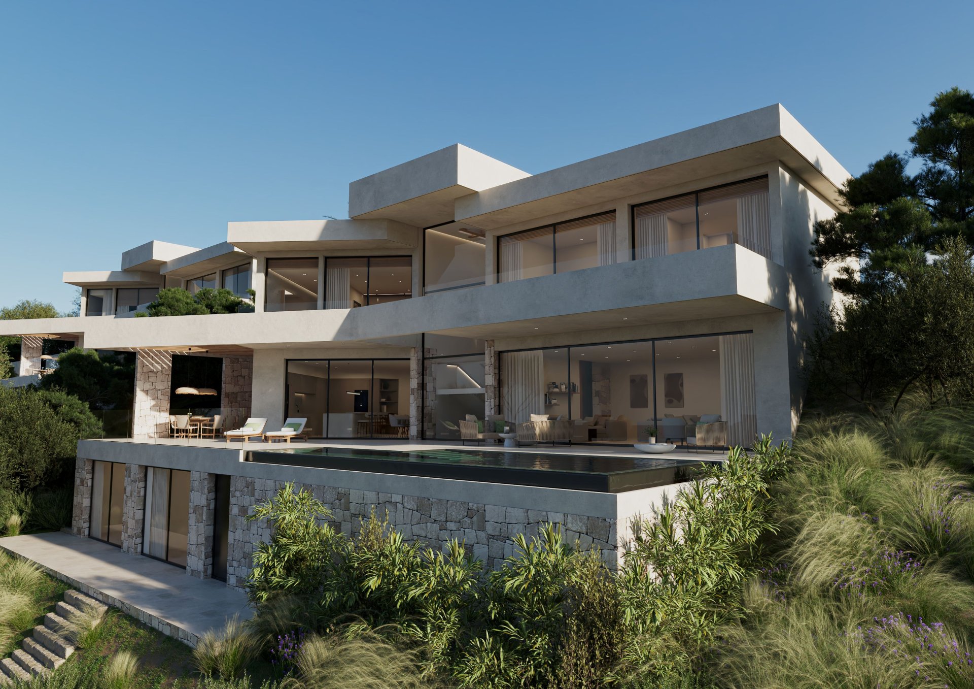 Villa i Marbella, Malaga, Spanien 3 sovrum, 745 kvm. Nr. 143778