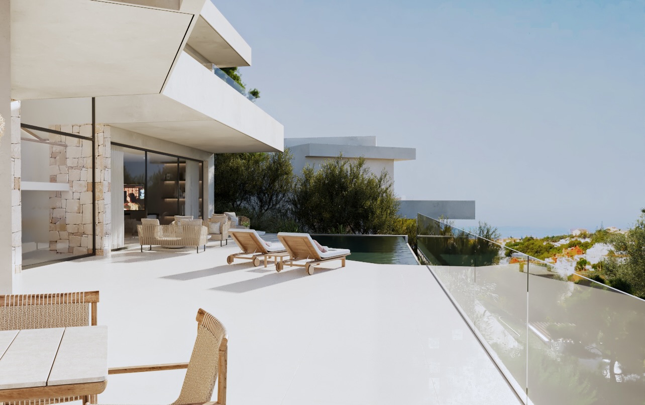 Villa i Marbella, Malaga, Spanien 3 sovrum, 745 kvm. Nr. 143778