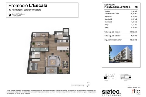 Appartamento in vendita in Spagna 3 camere da letto, 90 mq. N° 167727 - foto 12