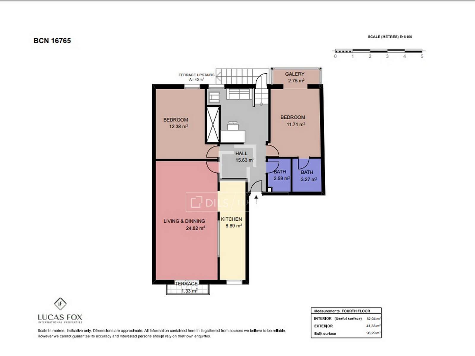 Penthouse in Barcelona, Spain 2 bedrooms, 78 sq.m. No. 192757