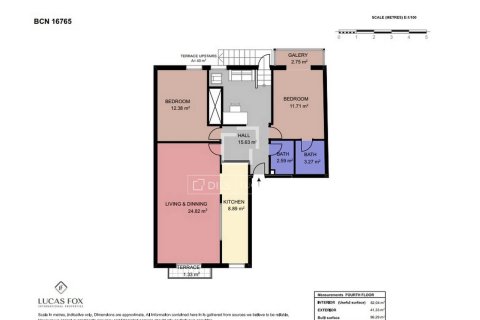 Kattohuoneisto myytävänä Barcelona, Espanja, 2 makuuhuonetta, 78 m2 No. 192757 - kuva 26