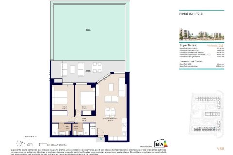 Продажа квартиры в Альмерия, Испания 2 спальни, 103м2 №133672 - фото 21