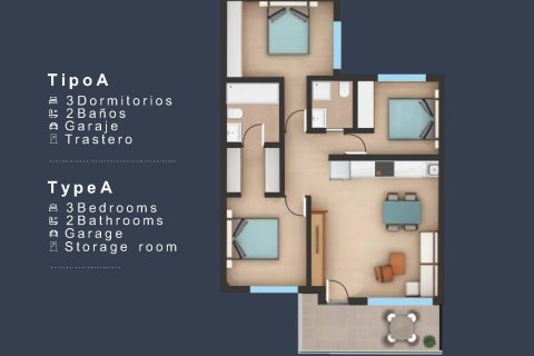 Bungalow for sale San Pedro del Pinatar, Murcia, Spain 3 bedrooms, 82 sq.m. No. 133670 - photo 13