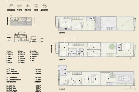 Villa pārdošanā Sant Cugat Del Valles, Barcelona, Spānijā 5 istabas, 256 m2 Nr. 160818 - attēls 9
