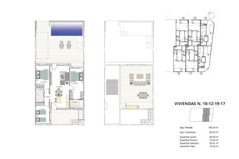Radhus till salu Roldan, Murcia, Spanien 3 sovrum, 90 kvm. Nr. 113805 - foto 18