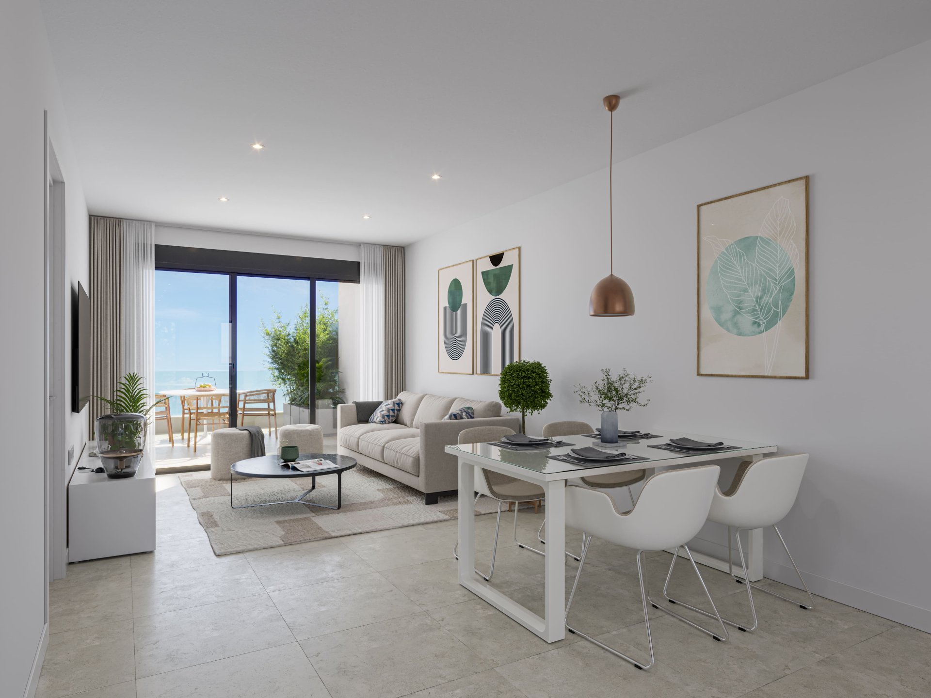 Penthouse w Los Alcazares, Murcia, Hiszpania 3 sypialnie,  nr 193212