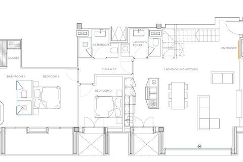 Appartamento in vendita a Mallorca, Spagna 2 camere da letto, 133 mq. N° 152045 - foto 17