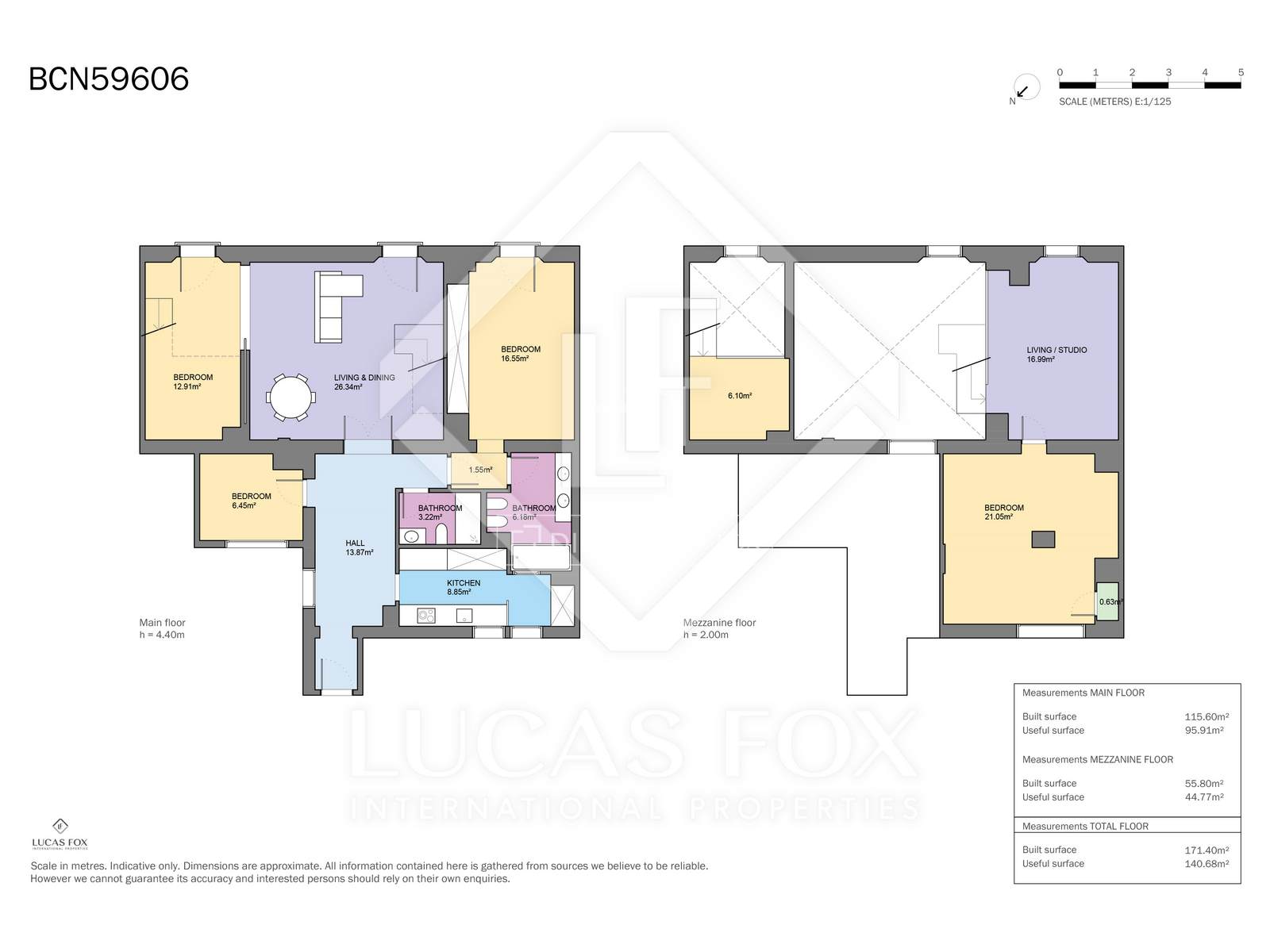 Dzīvoklis Barcelona, Spānijā 4 istabas, 171 m2 Nr. 150282