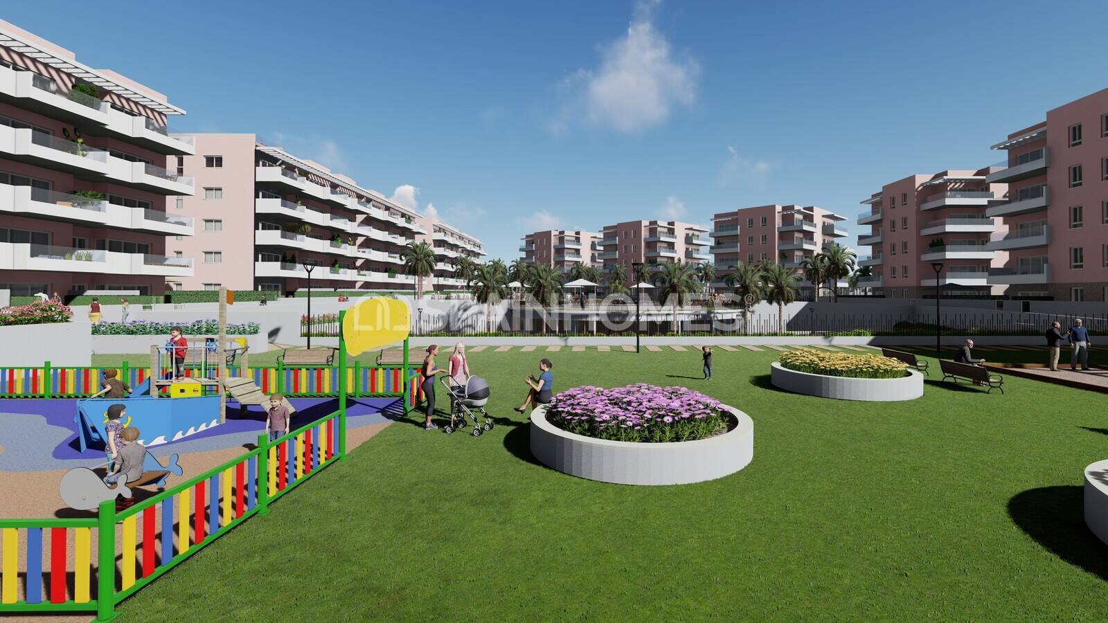 Takvåning i Guardamar del Segura, Alicante, Spanien 3 sovrum, 91 kvm. Nr. 62837