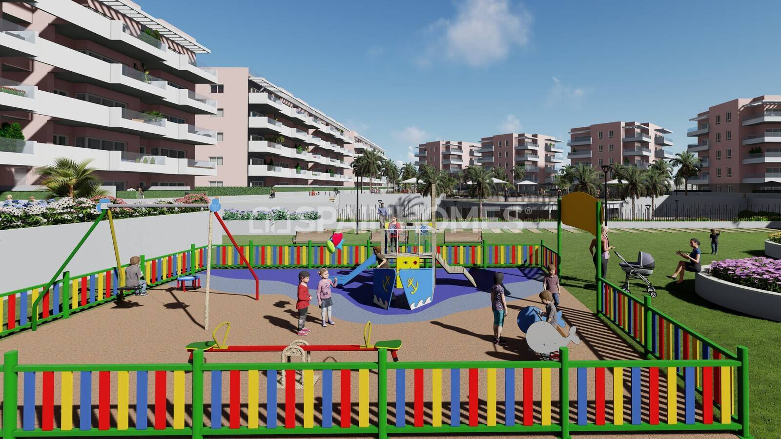 Takvåning i Guardamar del Segura, Alicante, Spanien 3 sovrum, 91 kvm. Nr. 62837