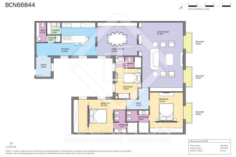 Продажа квартиры в Барселона, Испания 3 спальни, 183м2 №164626 - фото 27
