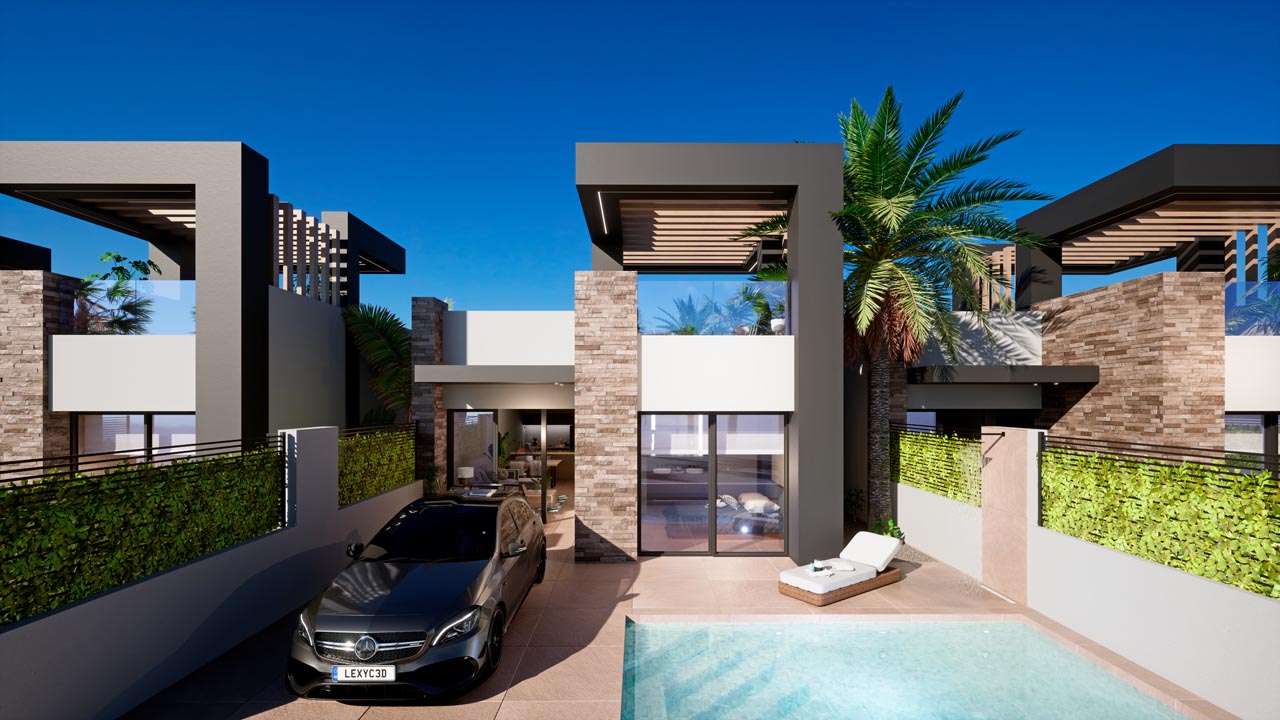 House in San Fulgencio, Alicante, Spanien 3 Schlafzimmer, 127 m2 Nr. 113789