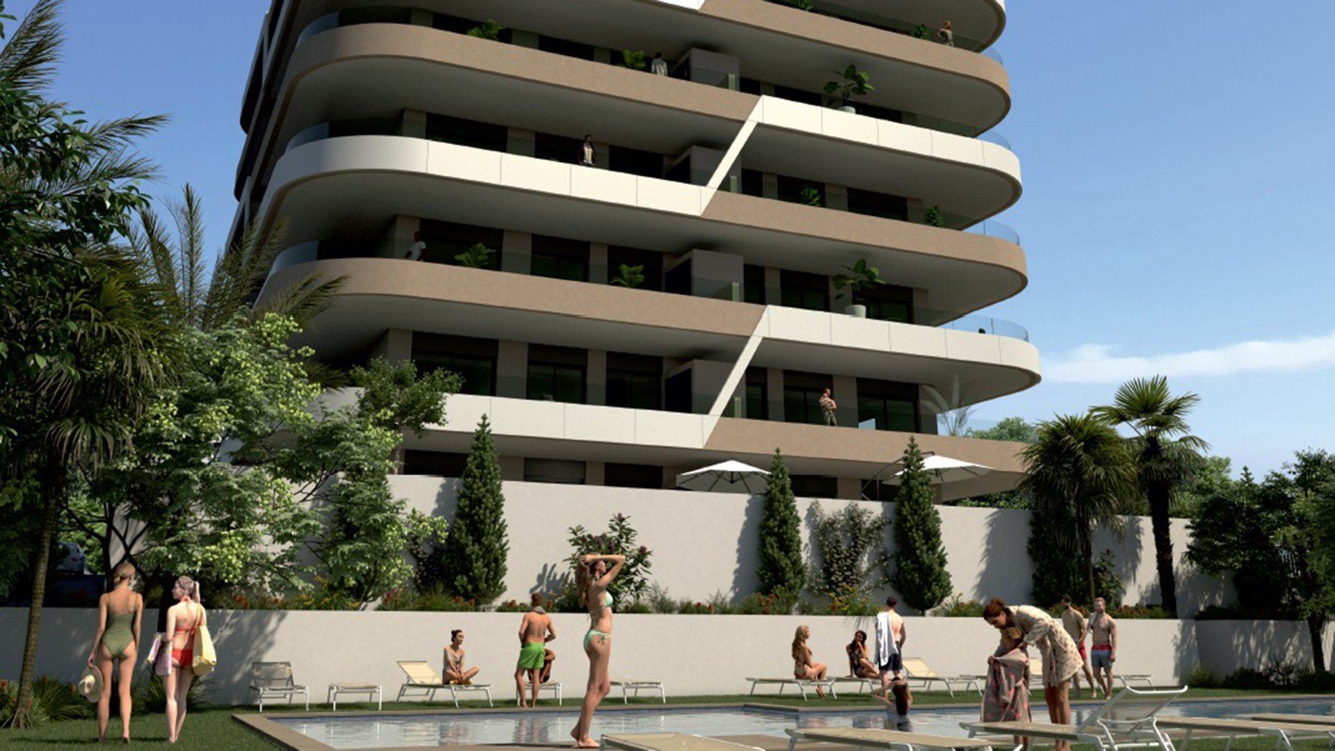 Apartament w Claudia II, Los Arenales Del Sol, Alicante, Hiszpania 2 sypialnie, 117.6 mkw. nr 69167