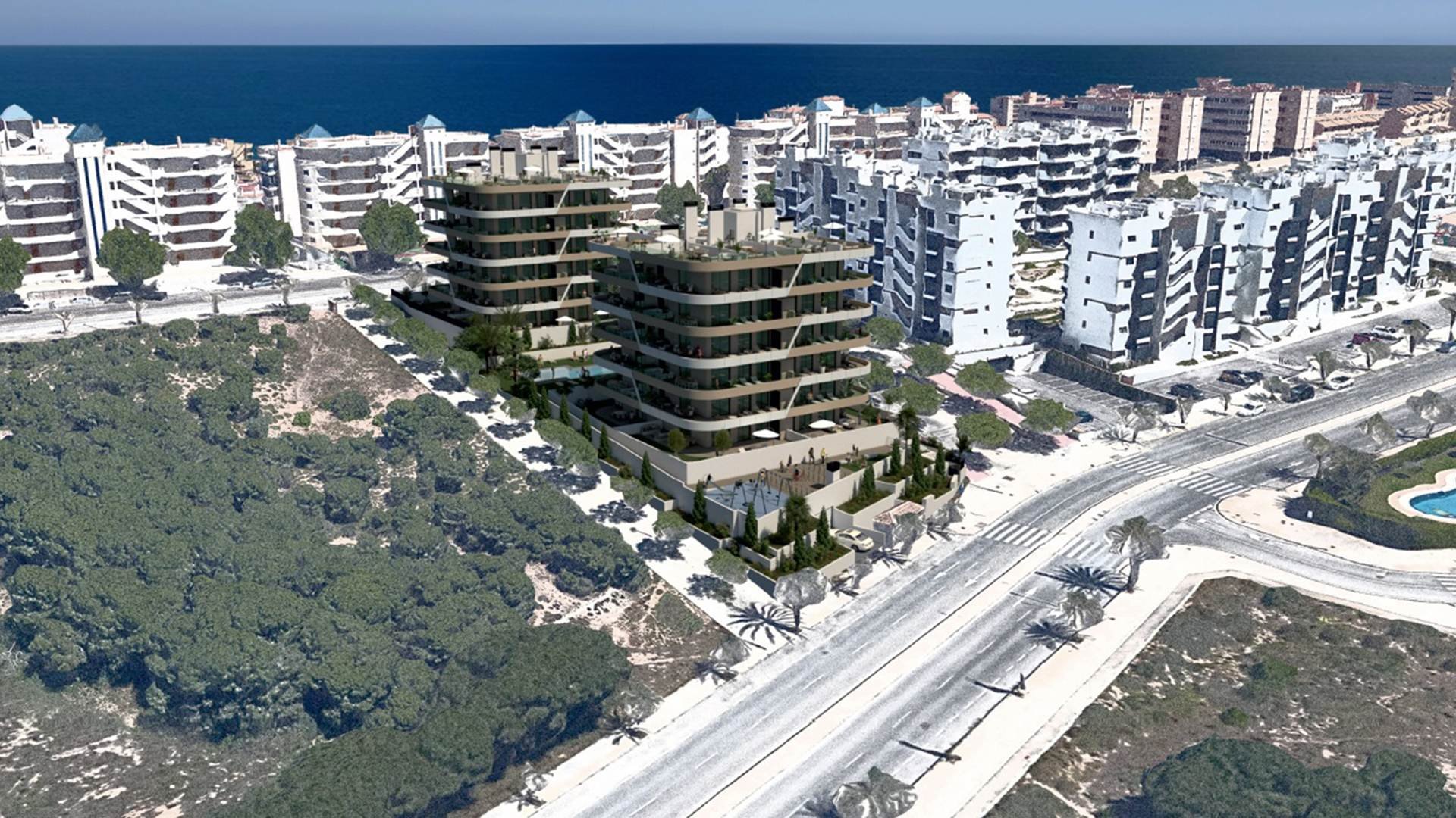 Apartament w Claudia II, Los Arenales Del Sol, Alicante, Hiszpania 2 sypialnie, 117.6 mkw. nr 69167