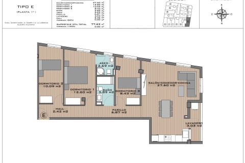 Продажа квартиры Альгорфа, Аликанте, Испания 3 спальни, 84м2 №135160 - фото 12