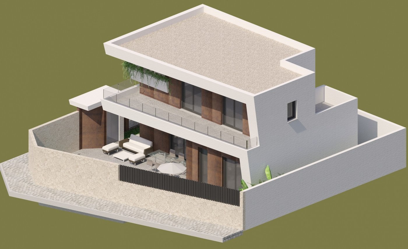 Villa Benijofar, Alicante, Spānijā 3 istabas, 135 m2 Nr. 142591