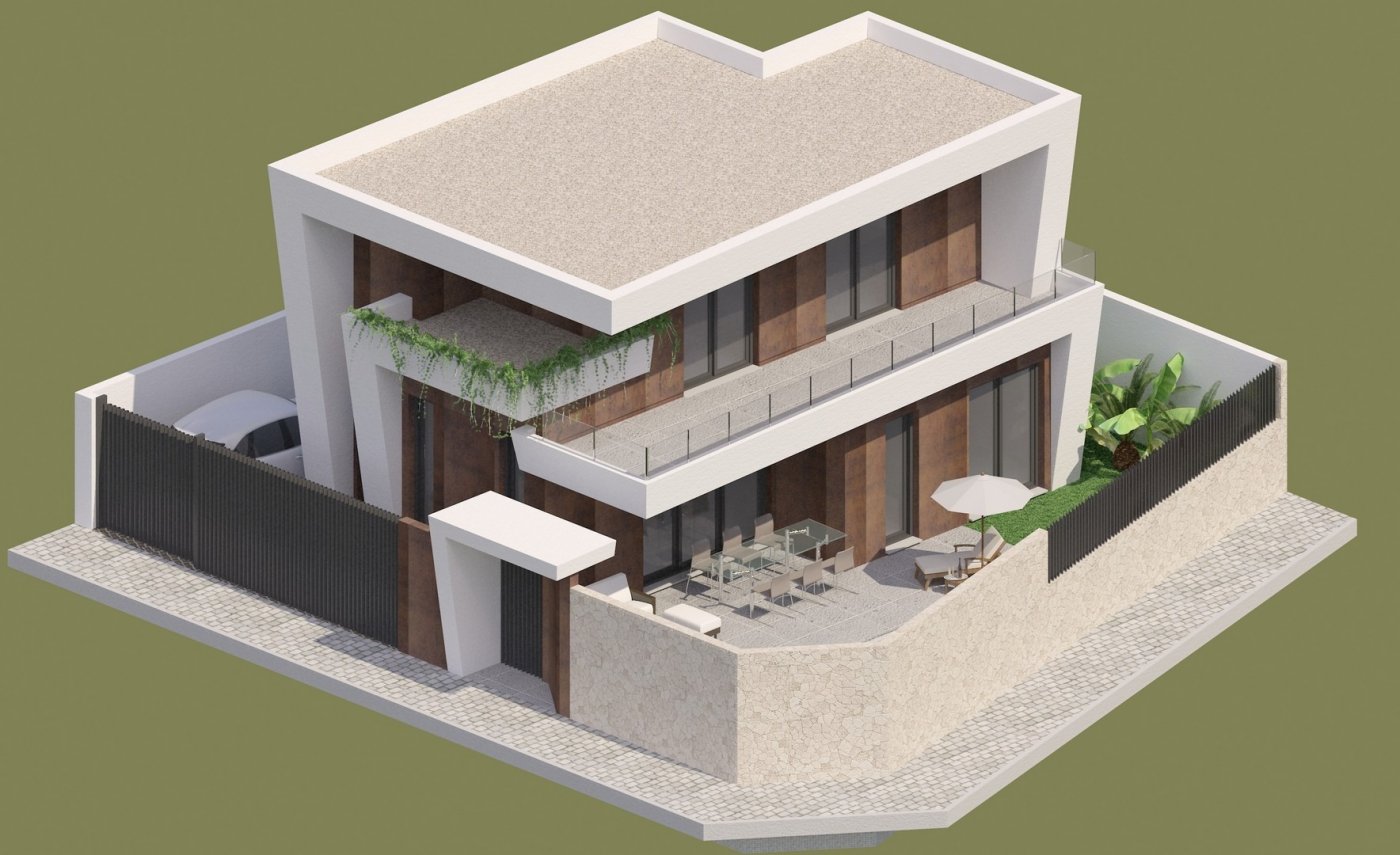 Villa Benijofar, Alicante, Spānijā 3 istabas, 135 m2 Nr. 142591