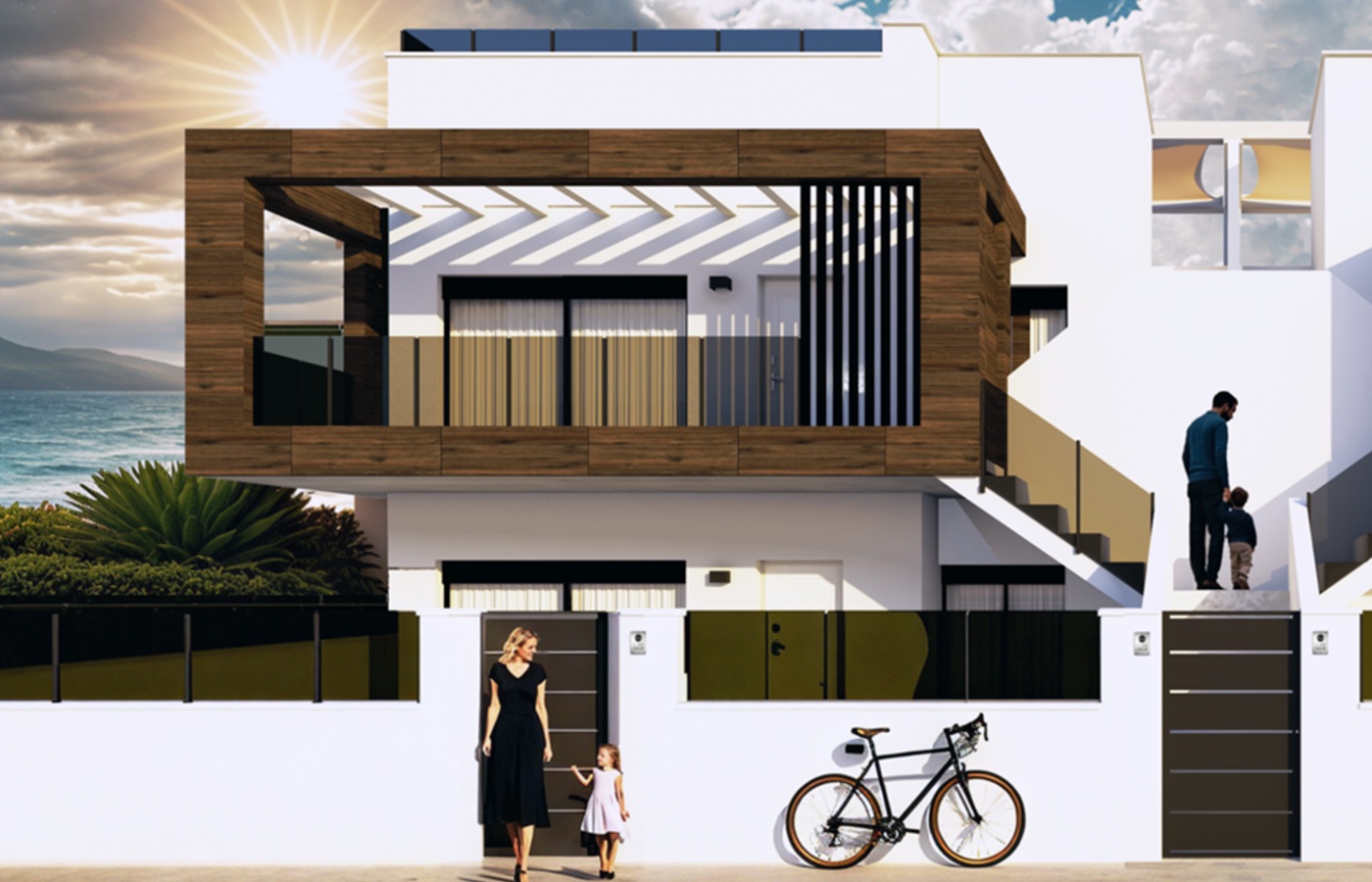 Bungalowi San Pedro del Pinatar, Murcia, Espanja 3 makuuhuonetta, 185 m2 No. 134676