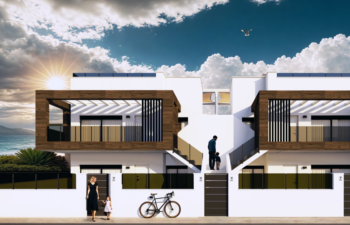 Bungalowi San Pedro del Pinatar, Murcia, Espanja 3 makuuhuonetta, 185 m2 No. 134676
