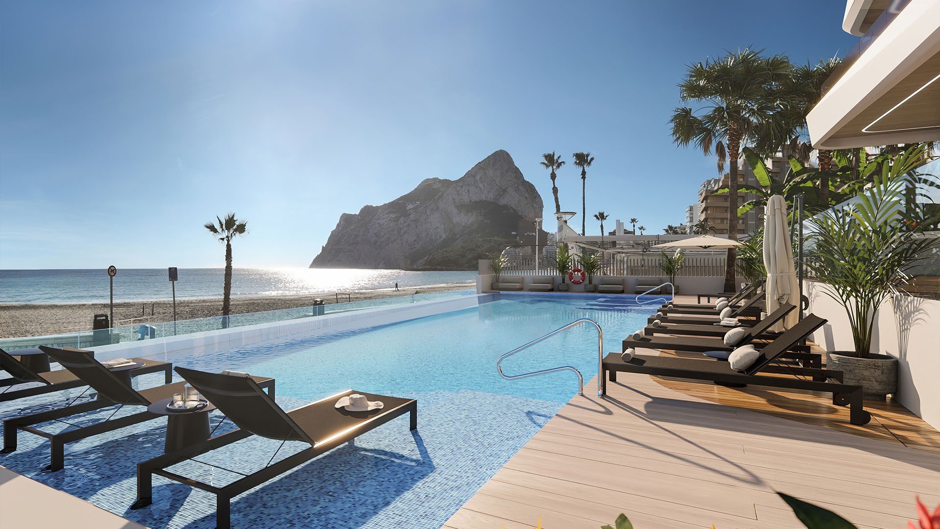 Tvåvåningslägenhet i Calpe, Alicante, Spanien 3 sovrum, 234 kvm. Nr. 133249