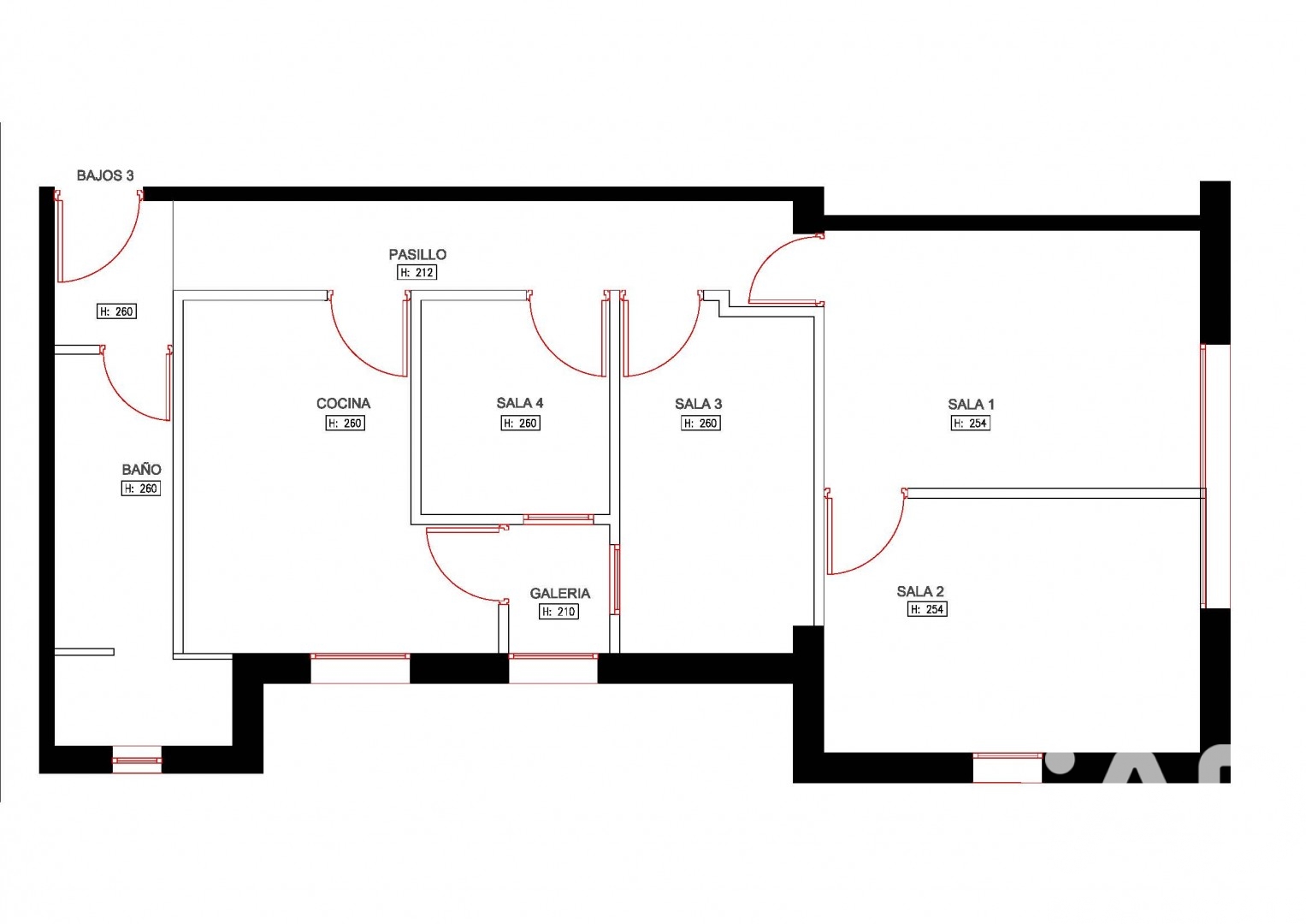 Lokal usługowy w Barcelona, Hiszpania 2 sypialnie, 57 mkw. nr 185319
