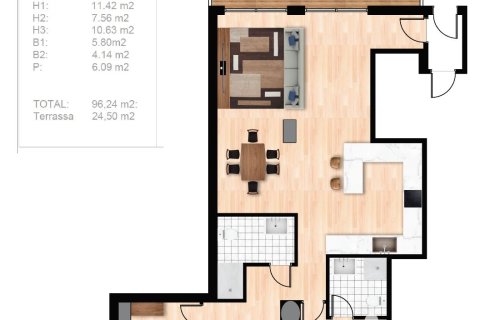 Lägenhet till salu i Salou, Tarragona, Spanien 3 sovrum, 130 kvm. Nr. 152903 - foto 27