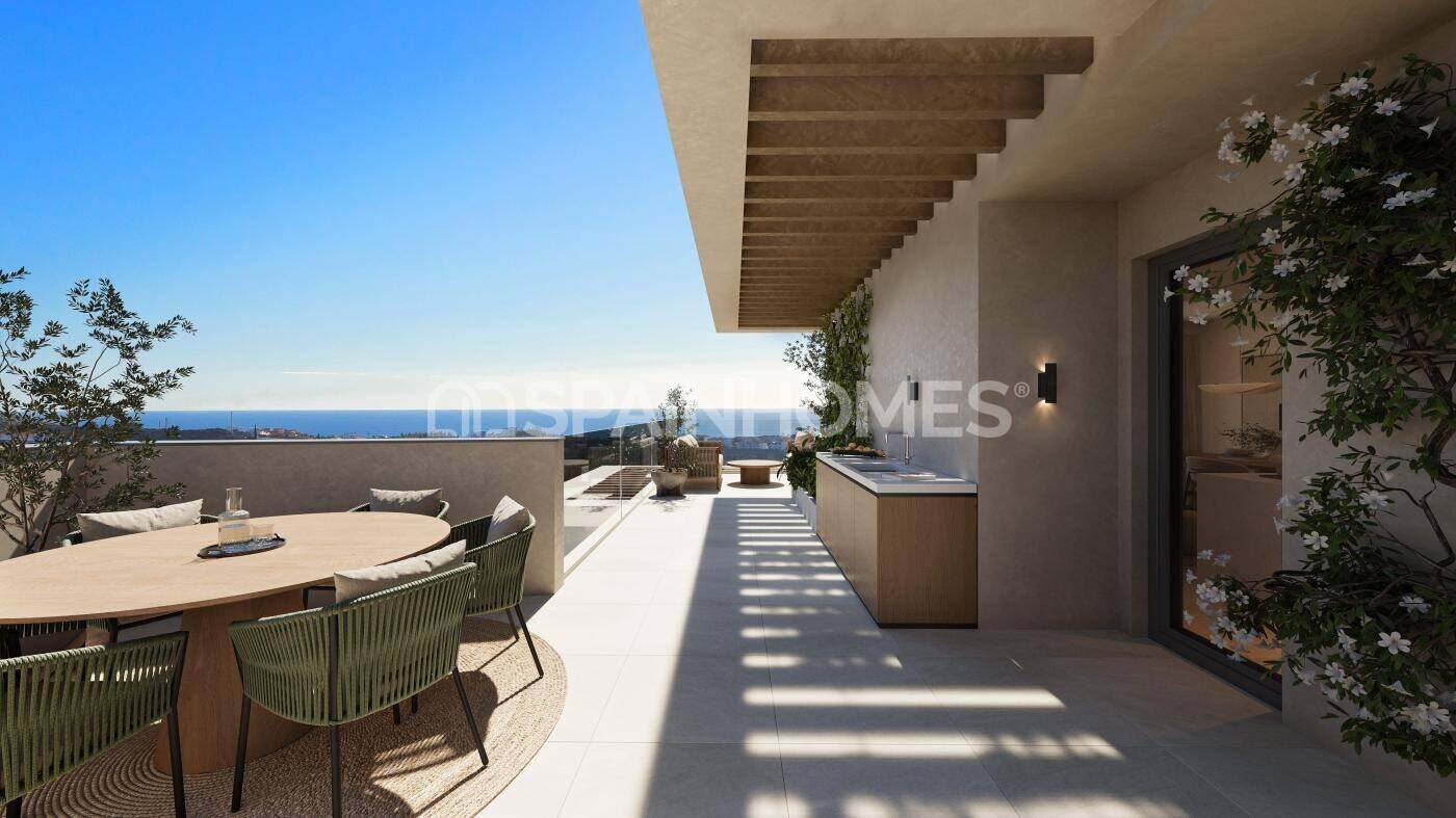 Penthouse in Mijas, Malaga, Spain 2 bedrooms, 80 sq.m. No. 194980