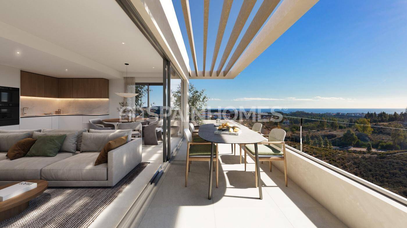 Penthouse in Mijas, Malaga, Spain 2 bedrooms, 80 sq.m. No. 194980