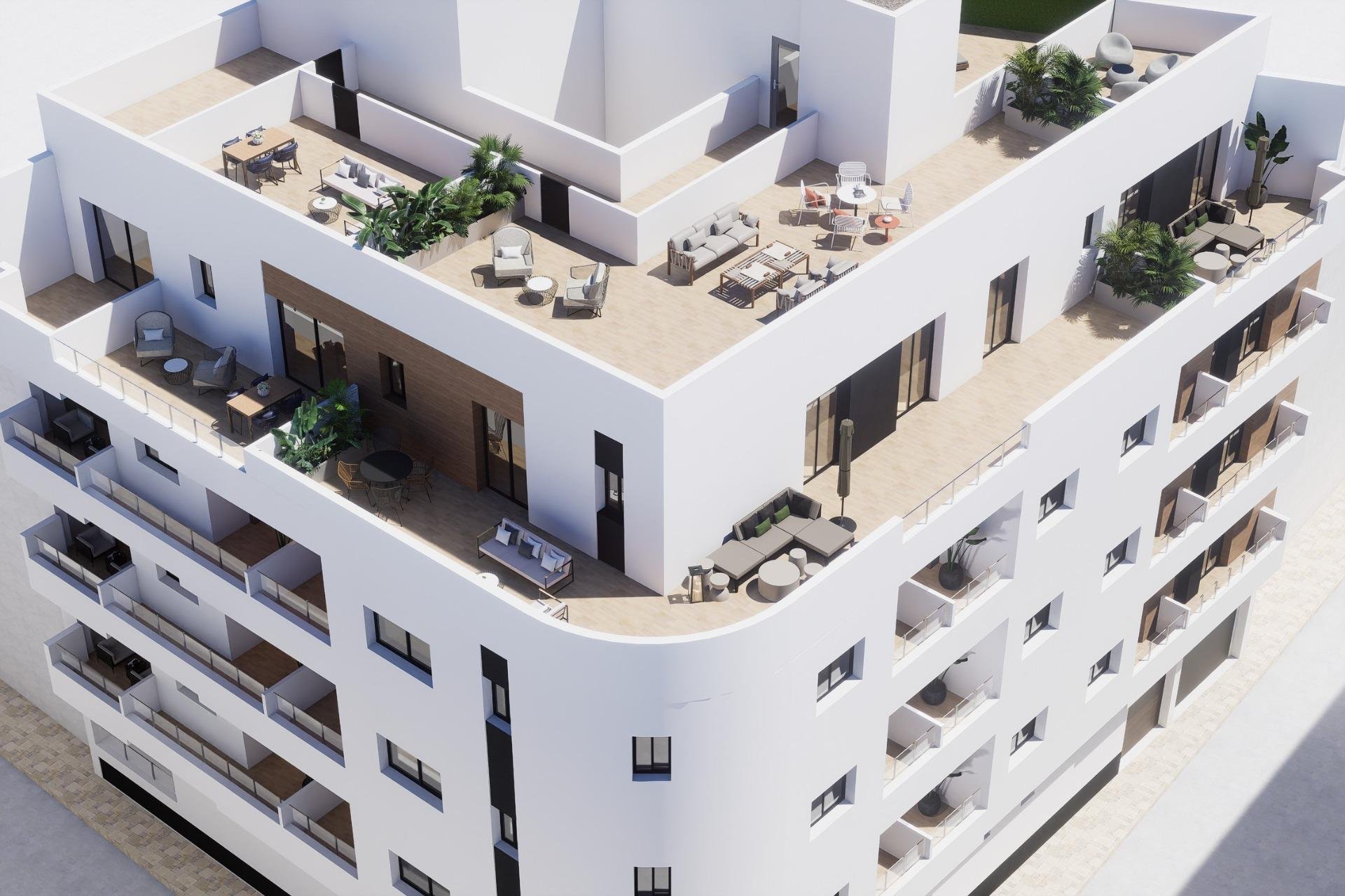 Huoneisto Torrevieja, Alicante, Espanja 1 makuuhuone, 61 m2 No. 192438