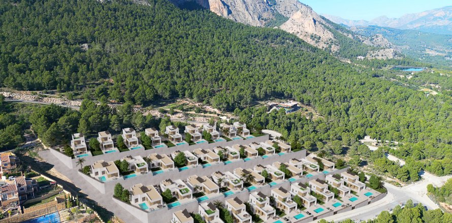 Villa i Polop, Alicante, Spanien 3 sovrum, 136 kvm. Nr. 151467