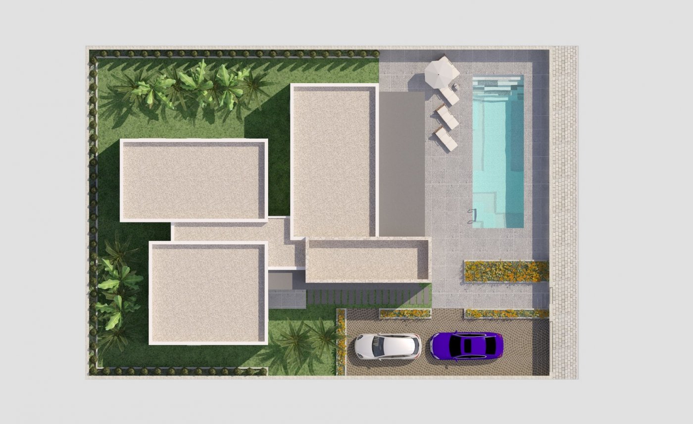 Villa i Ciudad Quesada, Alicante, Spanien 3 sovrum, 178 kvm. Nr. 135065