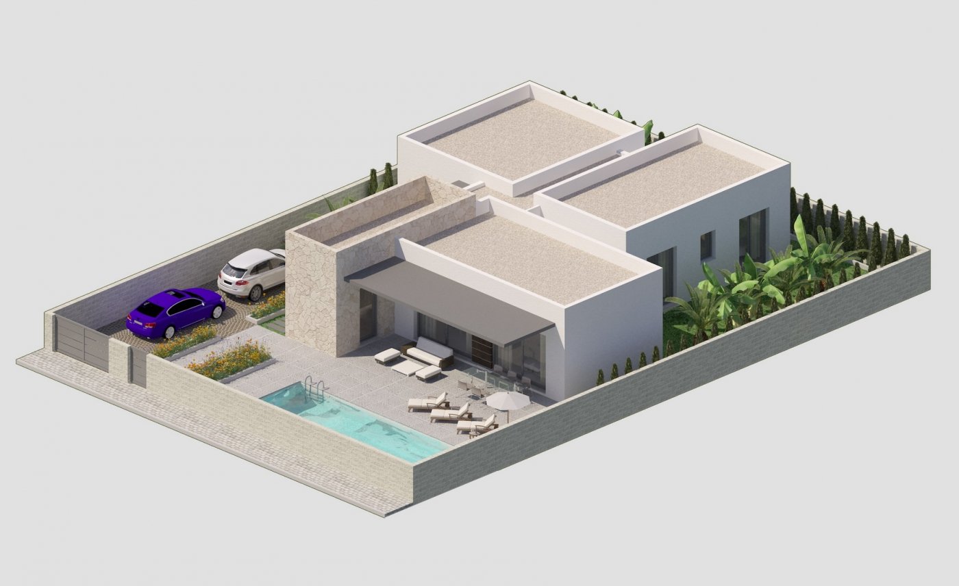 Villa i Ciudad Quesada, Alicante, Spanien 3 sovrum, 178 kvm. Nr. 135065
