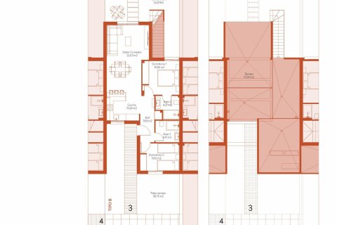 Kaupunkipientalo myytävänä Banos Y Mendigo, Murcia, Espanja, 2 makuuhuonetta, 76 m2 No. 114494 - kuva 20