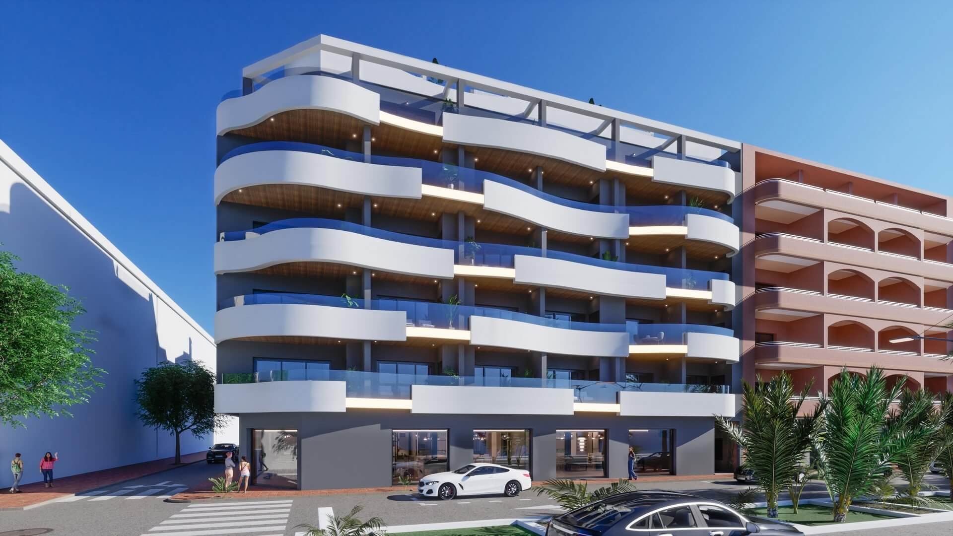 Apartment en Kasia V, Torrevieja, Alicante, Espagne 3 chambres, 71.5 m2 No. 105534