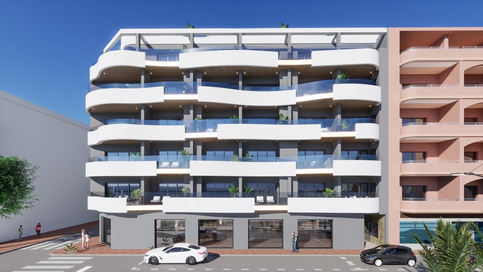 Apartment in Kasia V, Torrevieja, Alicante, Spa, 3 bedrooms, 80.6 sq.m. No. 105533