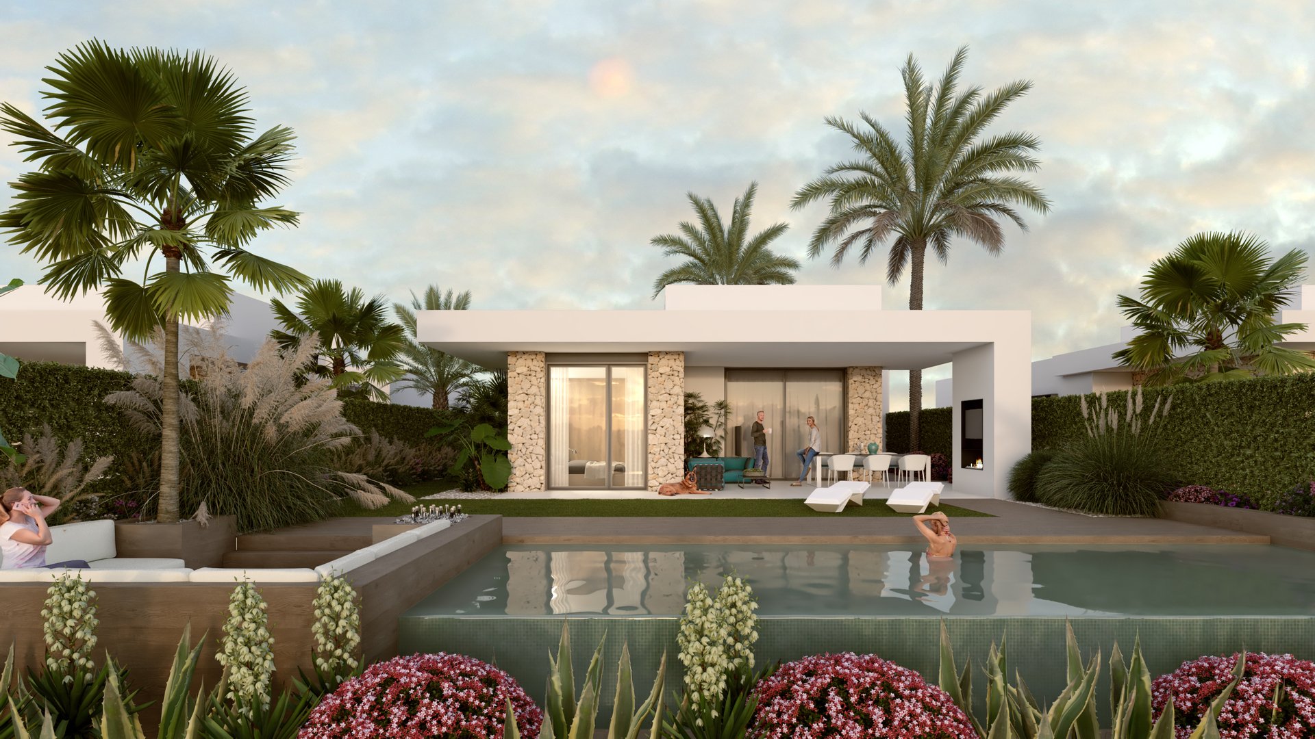 Villa a Lomas De La Juliana, Alicante, Spagna 3 camere da letto, 401 mq. N° 195254