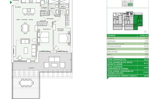 Takvåning till salu i Estepona, Malaga, Spanien 2 sovrum, 88 kvm. Nr. 138717 - foto 11