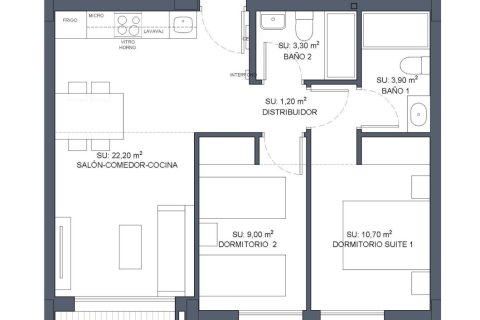Wohnung zum Verkauf Ciudad Quesada, Alicante, Spanien 2 Schlafzimmer, 61 m2 Nr. 135249 - Foto 14