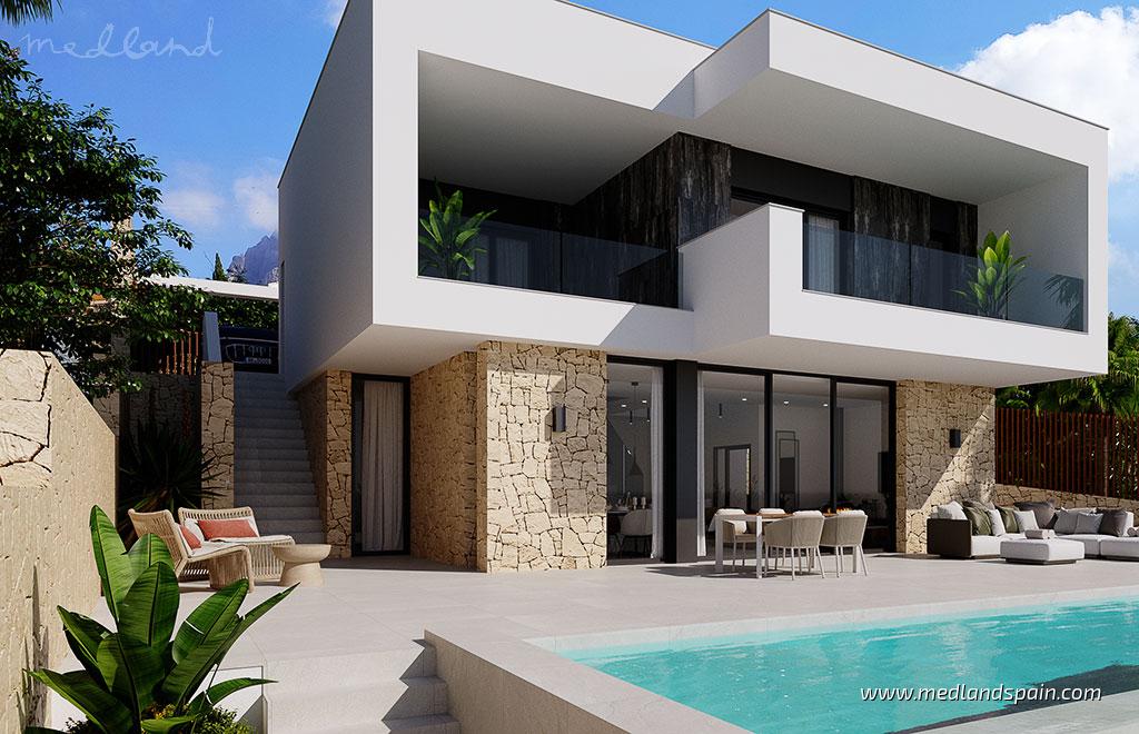 Villa Finestrat, Alicante, Spānijā 3 istabas, 192 m2 Nr. 60103