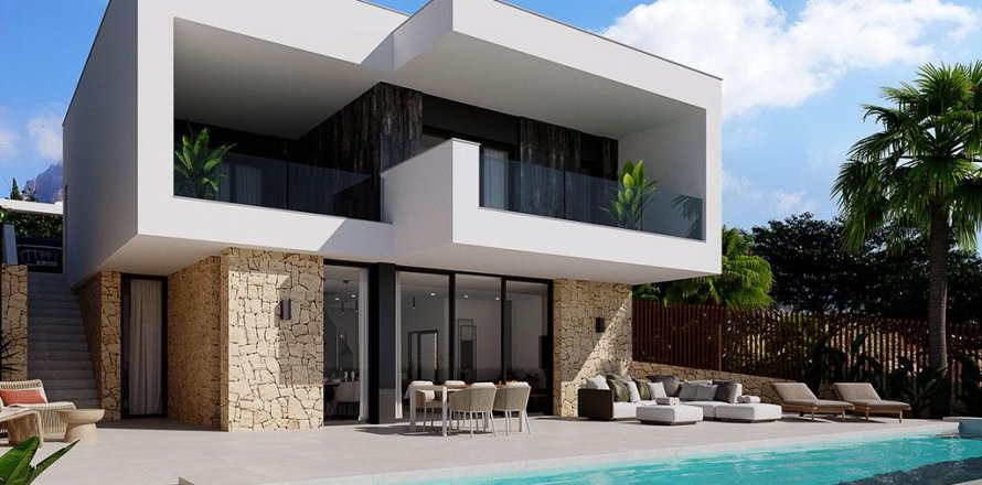 Villa Finestrat, Alicante, Spagna 3 camere da letto, 192 mq. N° 60103