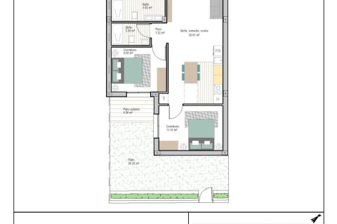 Apartament w Torre-Pacheco, Murcia, Hiszpania 3 sypialnie, 85 mkw. nr 161263 – zdjęcie 22