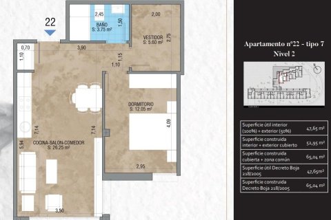 Apartment à vendre à Monachil, Granada, Espagne, 1 chambre, 49 m2 No. 161153 - photo 11