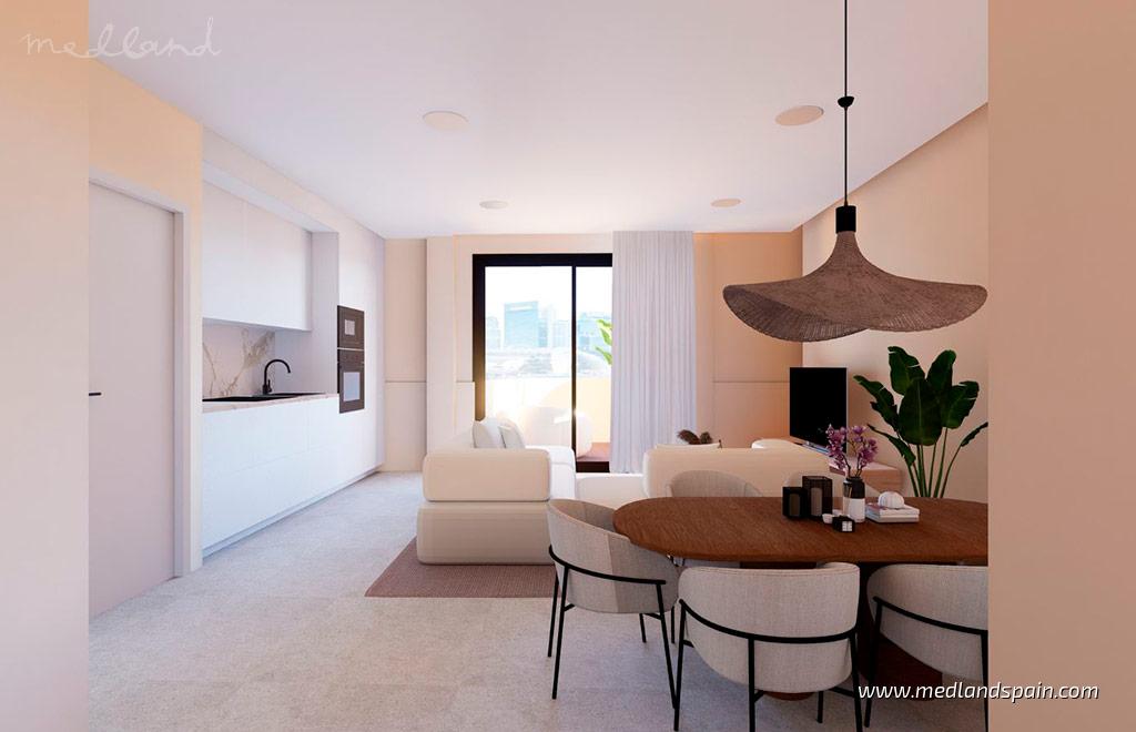 Lägenhet i El Campello, Alicante, Spanien 3 sovrum, 83 kvm. Nr. 148504