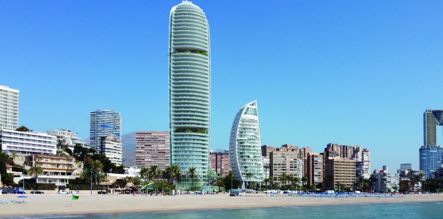 Квартира в Бенидорм, Аликанте, Испания 2 спальни, 138м2 №110573