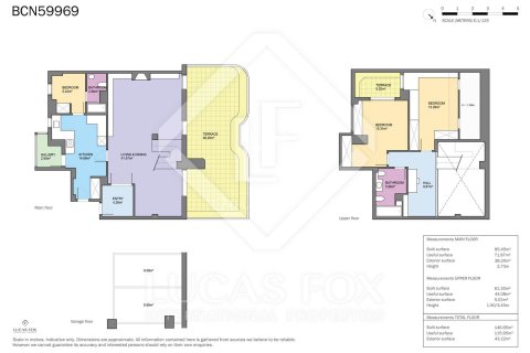 Penthouse w Barcelona, Hiszpania 3 sypialnie, 147 mkw. nr 150467 – zdjęcie 5