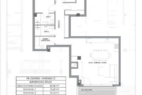 Wohnung zum Verkauf in Villajoyosa, Alicante, Spanien 3 Schlafzimmer, 110 m2 Nr. 190045 - Foto 20