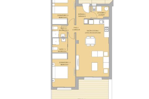 Bungalow till salu i Vistabella, Alicante, Spanien 2 sovrum, 75 kvm. Nr. 133705 - foto 29