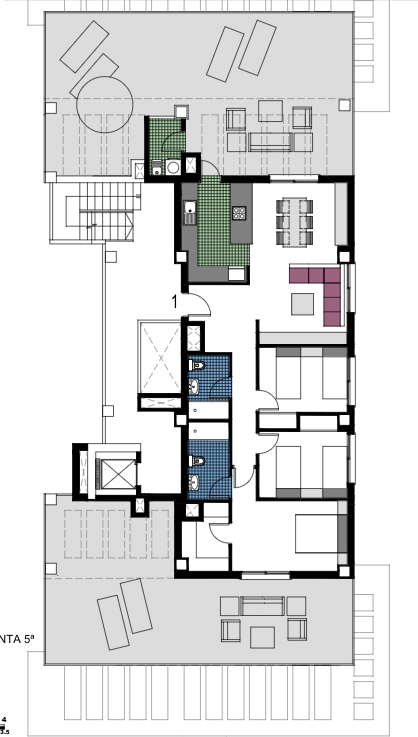Dzīvoklis Mil Palmeras, Alicante, Spānijā 3 istabas, 72 m2 Nr. 144837