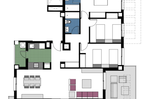 Dzīvoklis pārdošanā Mil Palmeras, Alicante, Spānijā 3 istabas, 72 m2 Nr. 144837 - attēls 17
